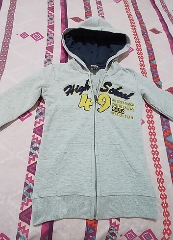 diğer Beden mavi Renk Kapşonlu fermuarlı çocuk sewett