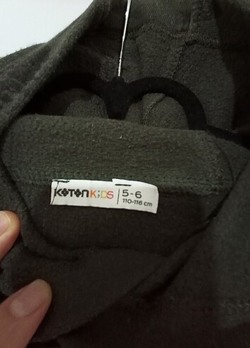 Koton Kids Koton kids kapşonlu sweatshirt marka kalın yünlü güzeldir