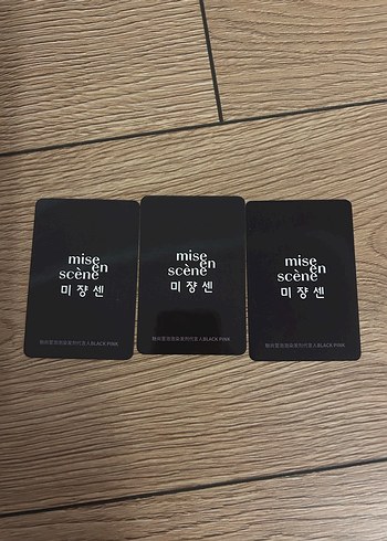 Blackpink rose mise en scene photocard set - Görsel 2