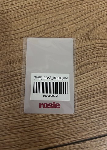 Blackpink rose tbl pob photocard - Görsel 2