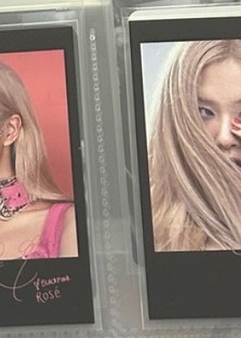 Rose bornpink pob pc photocard - Ana görsel