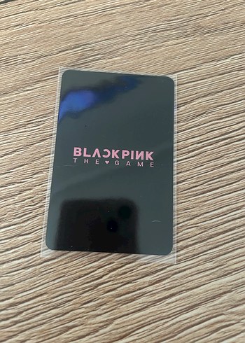 Blackpink rose the game pc photocard - Görsel 2