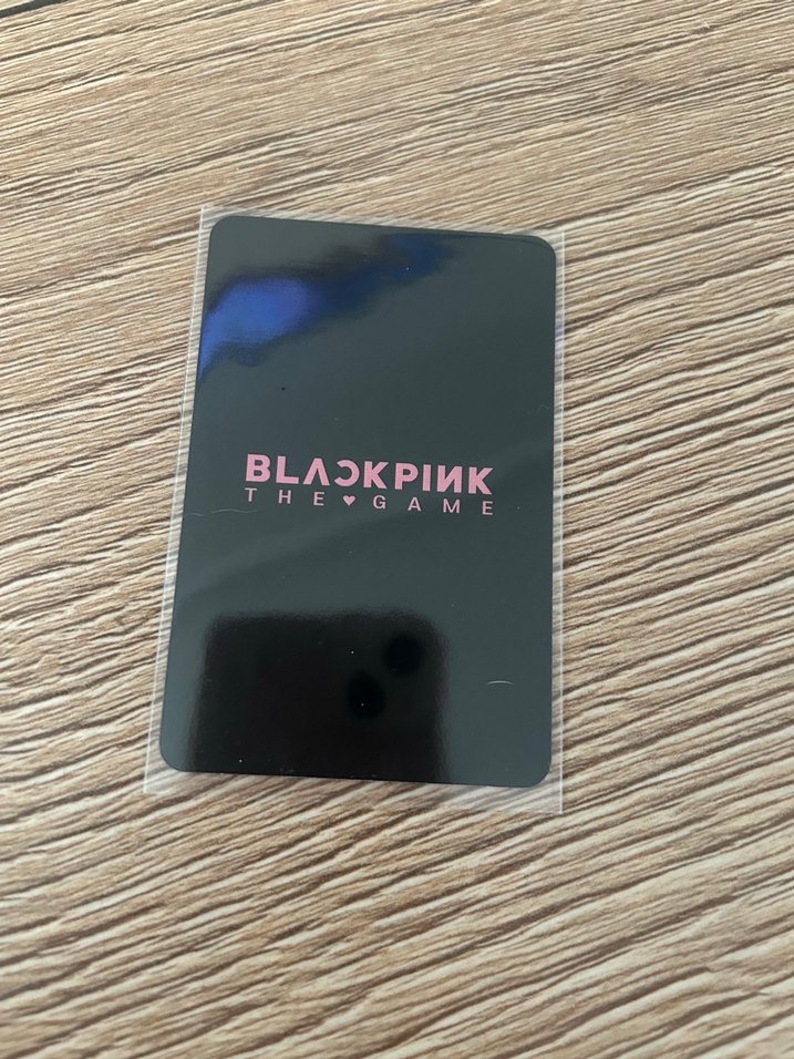 Blackpink rose the game pc photocard - Görsel 2
