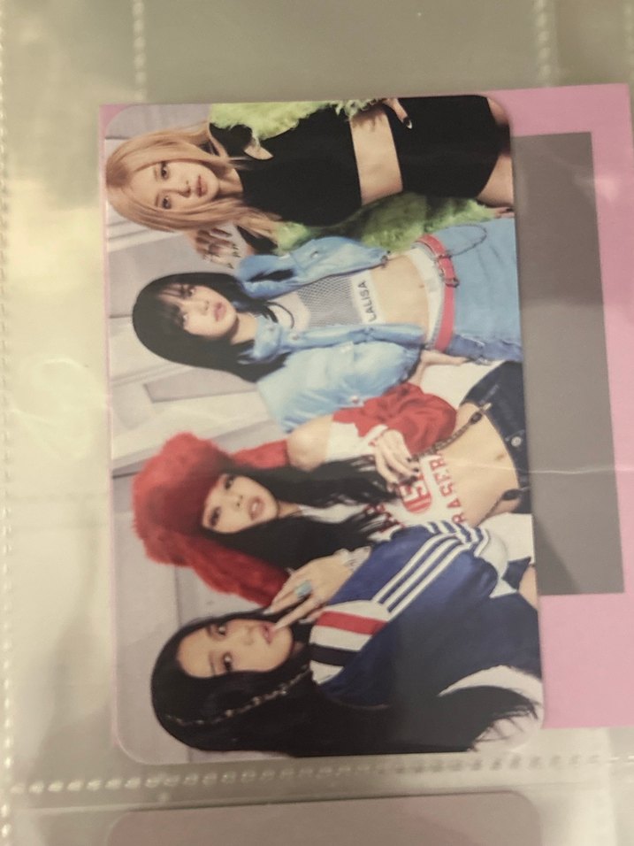 Blackpink Rose + grup pc usa photocard - Görsel 2