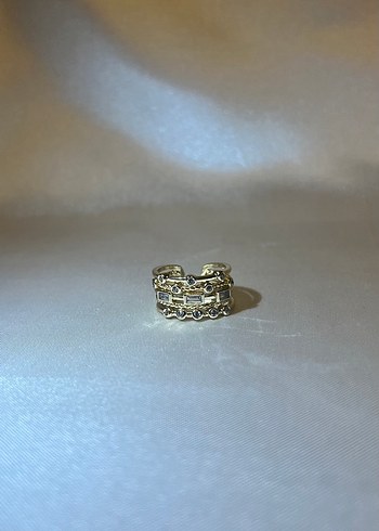 Parlak  Gold Kadın Yüzük - Görsel 3