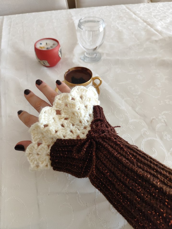 Vintage eldiven - Görsel 2