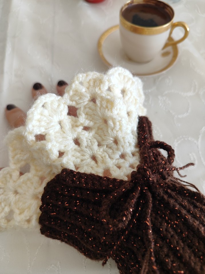 Vintage eldiven - Görsel 3