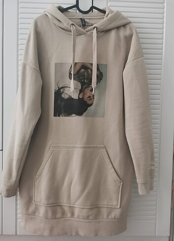 H&m uzun kapşönlü sweatshirt 