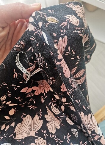 34 Beden Koton çiçekli casual elbise