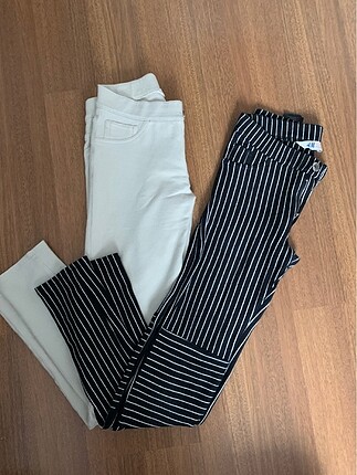 2adet h&m tayt pantolon