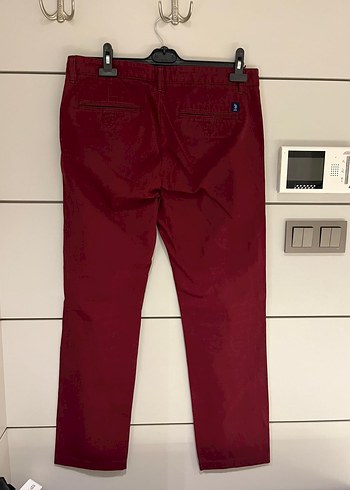 Bordo Slim Fit Erkek Spor Pantolon - Görsel 3