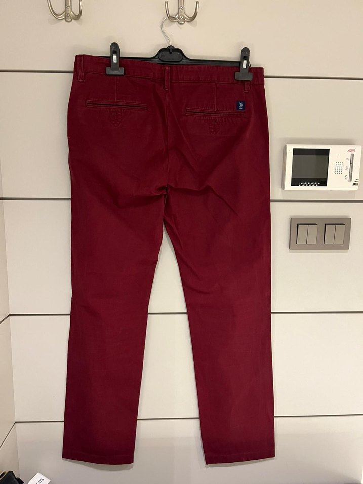 Bordo Slim Fit Erkek Spor Pantolon - Görsel 3