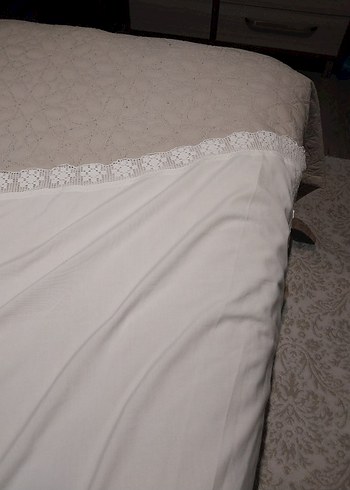 Nakışlı Bej Masa Örtüsü - Görsel 7