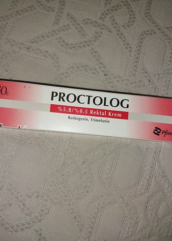 Diğer Proctolog hemoroid kremi
