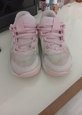 Pembe Bağcıklı Basketbol Ayakkabısı - Görsel 7