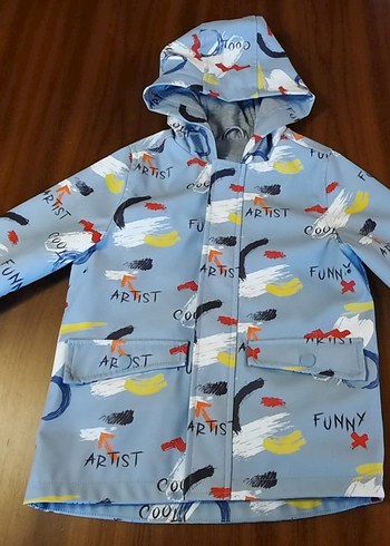 LC Waikiki LCW Çocuk Desenli Fermuarlı Yağmurluk/4-5yaş