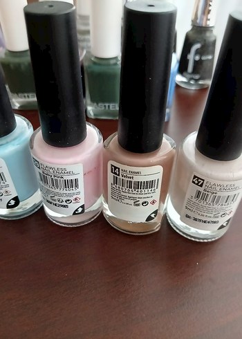 Pastel Çok Renkli Tırnak Cilası Seti