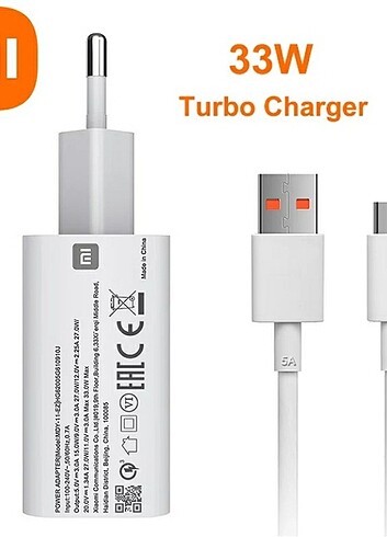 Xiaomi 33W Turbo Şarj