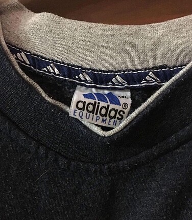 xl Beden gri Renk Adidas vintage sweatshırt