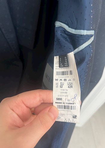 Sarar Gri Düğmeli Erkek Takım Elbise