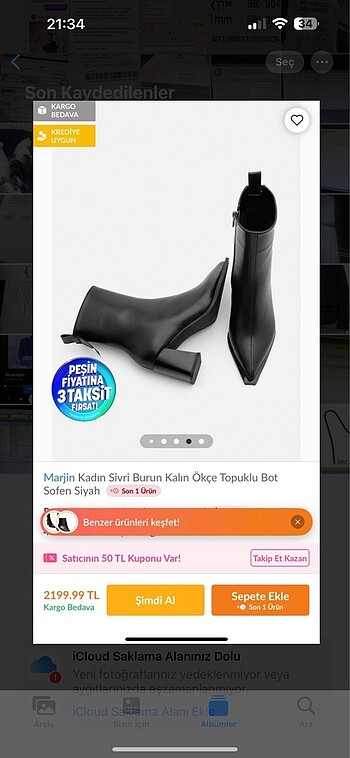 marjin topuklu bot