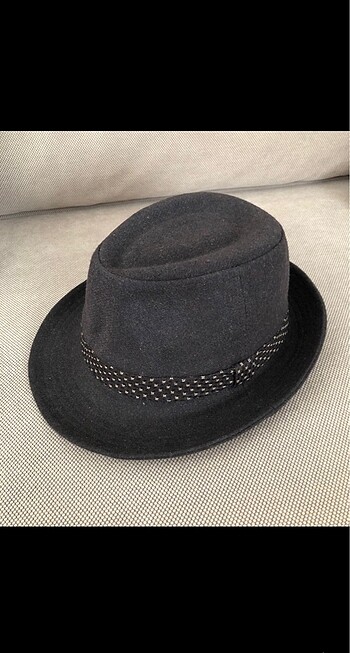 Vintage Tasarım Kahverengi Fötr Şapka