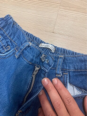 8 Yaş Beden mavi Renk Kız çocuk jean kot