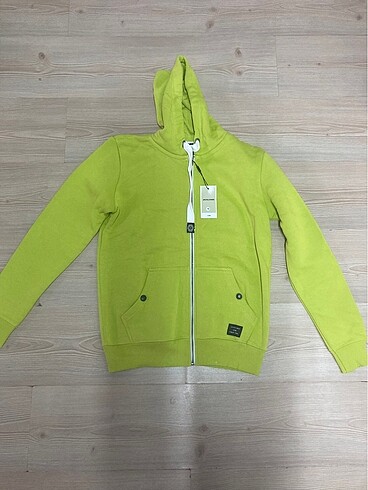 Unisex fermuarlı sweatshirt