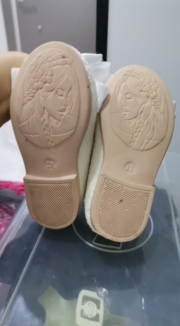 Beyaz Fiyonk Detaylı Kız Babet - Görsel 2