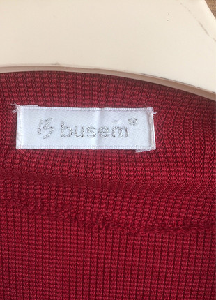 l Beden Asimetrik kesim kırmızı hırka