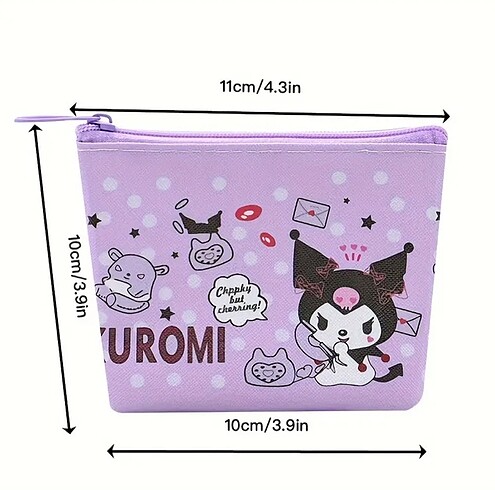 Hello Kitty HELLO KİTTY KUROMİ MİNİ CÜZDAN