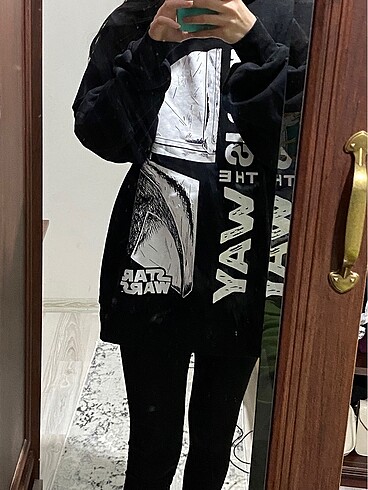 Star wars baskılı sweatshirt