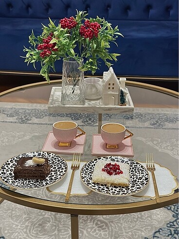 Hm leopar fincan tabağı