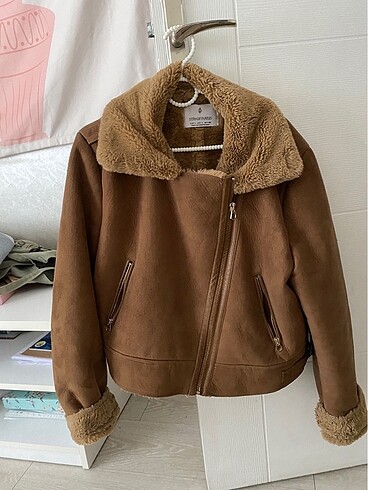 Stradivarius kahverengi mont