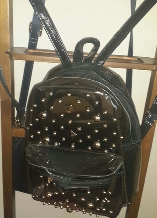 Markasız Ürün Şeffaf zımbalı sırt çantası