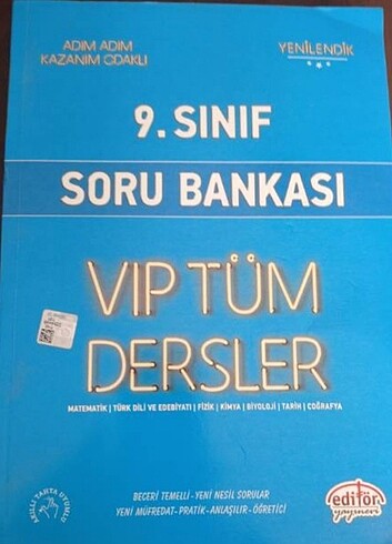 9. Sınıf soru bankası