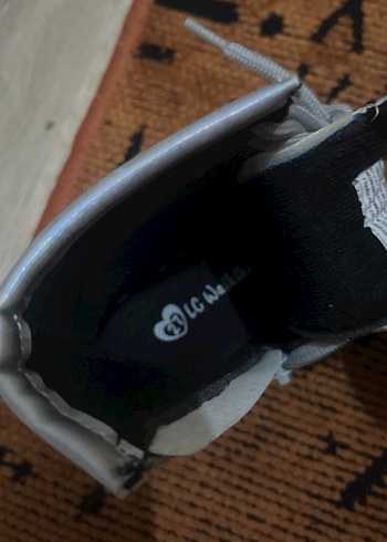 Kızlar İçin Bağcıklı Gri Rugan Bot - Görsel 8