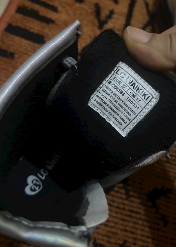 Kızlar İçin Bağcıklı Gri Rugan Bot - Görsel 7