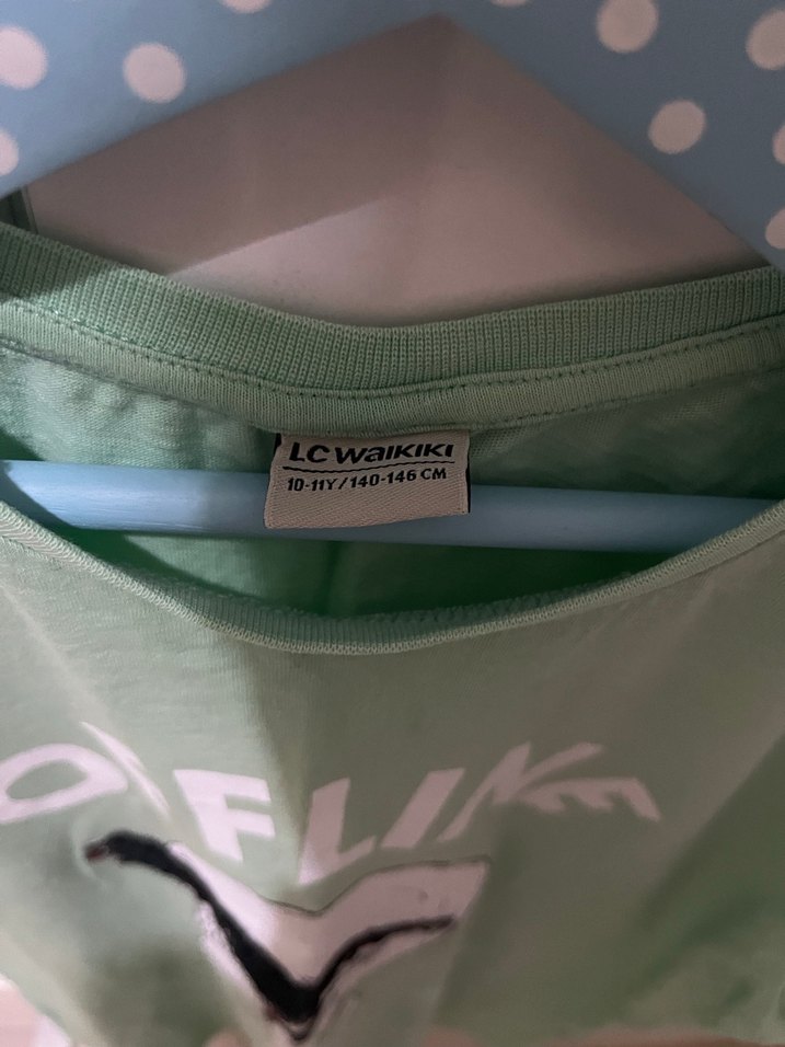 Yeşil Baskılı Pamuklu Erkek Tişört - Görsel 5