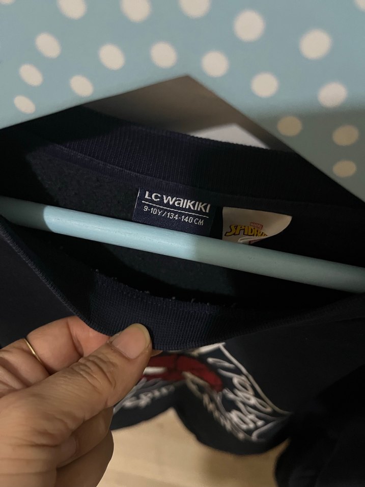 Çift Yönlü Payetli Spider-Man Rozet 9 10 yaş - Görsel 3