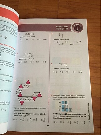  Beden Renk Bilgi sarmal Tyt matematik soru bankası