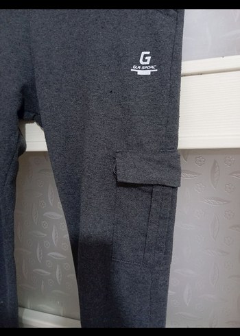 erkek Gri Rahat Kesim Eşofman Altı - Görsel 3