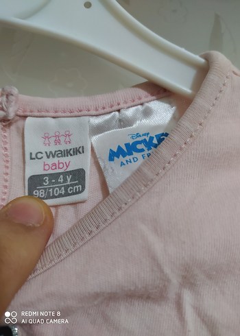 Pembe Uzun Kollu Kız Çocuk Tişört - Görsel 5