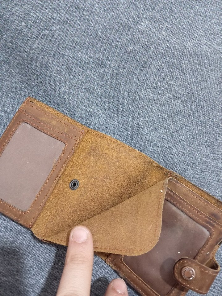 Kahverengi Deri Erkek Cüzdan - Görsel 5