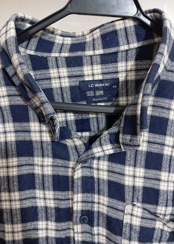 LC Waikiki Gri Ekose Erkek Gömlek - Görsel 3