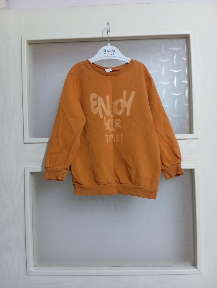 Erkek Çocuk Renkli Baskılı Sweatshirt - Görsel 2