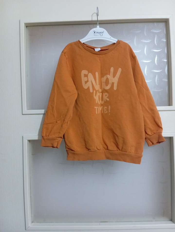 Erkek Çocuk Renkli Baskılı Sweatshirt - Görsel 4