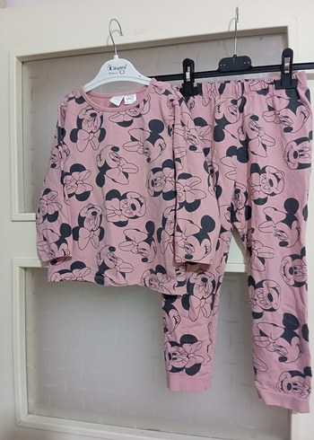 Pembe Baskılı Kız Çocuk Eşofman Takımı - Görsel 3