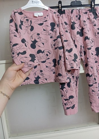 Pembe Baskılı Kız Çocuk Eşofman Takımı - Görsel 7