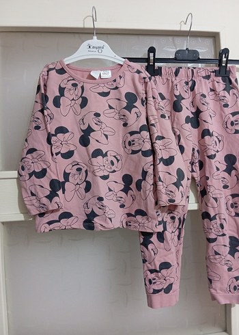 Pembe Baskılı Kız Çocuk Eşofman Takımı - Görsel 2